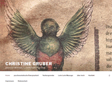 Tablet Screenshot of christinegruber.com